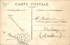 CPA Abbeville Monument of the admiral Courbet