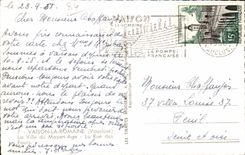 CPSM Vaison the Roman the city of the Middle Ages the street of the furnaces