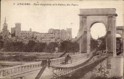 CPA Avignon verschobene Brucke und der Gaumen der Papste
