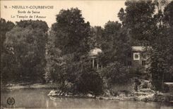 CPA Neuilly Courbevoie Bords de Seine Le temple de l'amour