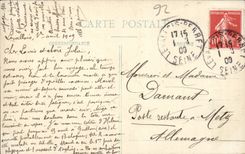 CPA Levallois Perret l'hotel de ville