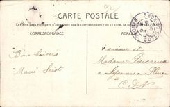 CPA Levallois Perret L'hotel de ville pris de cote