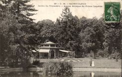 CPA Saint Cloud Garden of Trocadero Old kiosk of the imperial prince