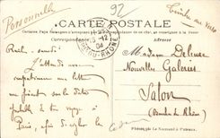 CPA Rueil Barracks of 16th of artillery batteries