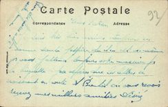 CPA Courbevoie Bahnstation