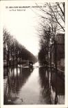CPA Boulogne Billancourt Flood 1910 the street National