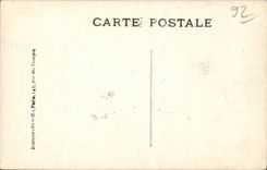 CPA Boulogne Billancourt Flood 1910 the street National