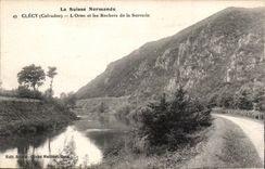 CPA Clecy the Orne and rocks of Serveri