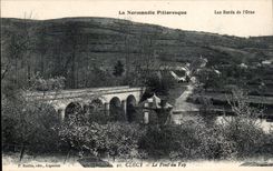 CPA Clecy edges of Orne the bridge of Vay