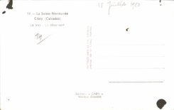 CPSM Clecy Vey Derversoir