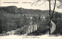 CPA Clecy the viaduct of Vay