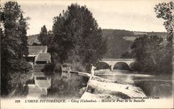 CPA Clecy Mill and bridge of the battle