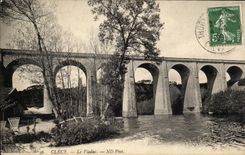 CPA Clecy the viaduct