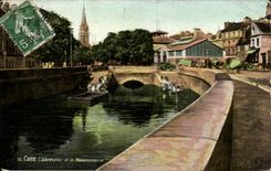 CPA Caen die Futterungabflussrinne und die Fische kaufen