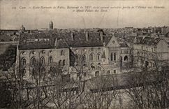 CPA Caen Teil der Lehrer-Ausbildungsstatte-Madchen fruher der Abtei zu den Mannern und zu den Anrufen Palais der Herzoge