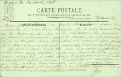 CPA Caen Statue von Louis XIV