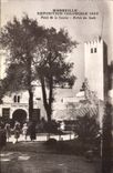 CPA Marseille Exposition coloniale 1922 Palais de la Tunisie Entree des souks