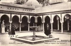 CPA Marseille Exposition coloniale 1922 Palais de l'Algerie