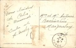 Corsica - Corsica - Ajaccio - District from Abroad - CPA