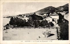 Corsica - Corsica - Ajaccio - the Beach of Diamond - CPA