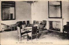 Corsica - Corsica - Ajaccio - House of Napoleon I - Living room of Mrs Mere - CPA