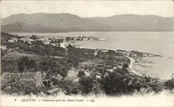 Corsica - Corsica - Ajaccio - Panorama taken of the Cacalo Mount - CPA