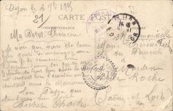 Dijon - Church and Gate Pierre Saint - Bicycle - Bicycle - CPA - CPA