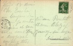 Dijon - View taken Church Michel Saint - CPA