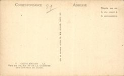 Dijon Old - Sight of the Palate and the Room of the Accounts of Dijon - CPA