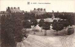 Dijon - Ort der Republik - CPA