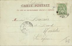 Dijon - the Public garden and the Place Darcy - CPA