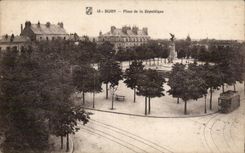 Dijon - Ort der Republik - CPA