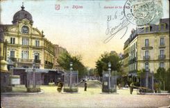 Dijon - Allee der Station - CPA