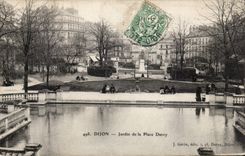 Dijon - Garten des Platzes Darcy - CPA