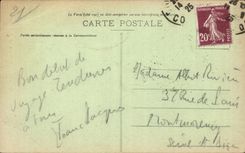 Dijon - Statue von Garibaldi - CPA