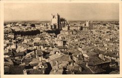 Narbonne - View - CPA