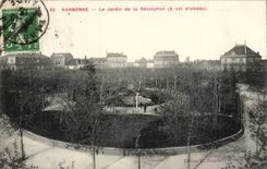 Narbonne - the garden of the Revolution - CPA