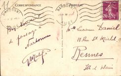 Narbonne - View - CPA