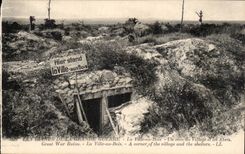 The City with Wood - Ruins of the Village - Ruins of the Great War - CPA