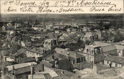 Bressuire - Panorama taken of Tours of Our Lady - CPA