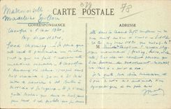 Montfort - Amaury - Anblick der Ruinen des Schlosses - CPA