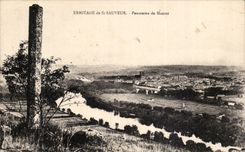 Hermitage of Saint Saver - Panorama of Mantes CPA