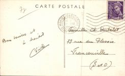 Mantes La Jolie - the Church and Bridge CPA