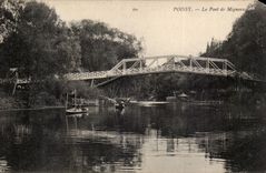 Poissy - the Bridge of Migneaux - CPA
