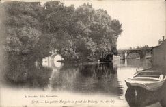 Poissy - the Bridge - the Small island - CPA