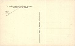 Montfort Amaury - the Pond on the Plain - CPA