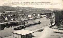 Sens - the Northern Point of the Island and the Mountain Saint Martin - CPA