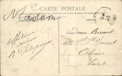 Villeneuve of the Archbishop - Castle of Foissy - CPA