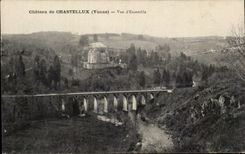 Castle of Chastellux - Overall picture - CPA