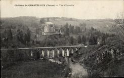 Castle of Chastellux - Overall picture - CPA